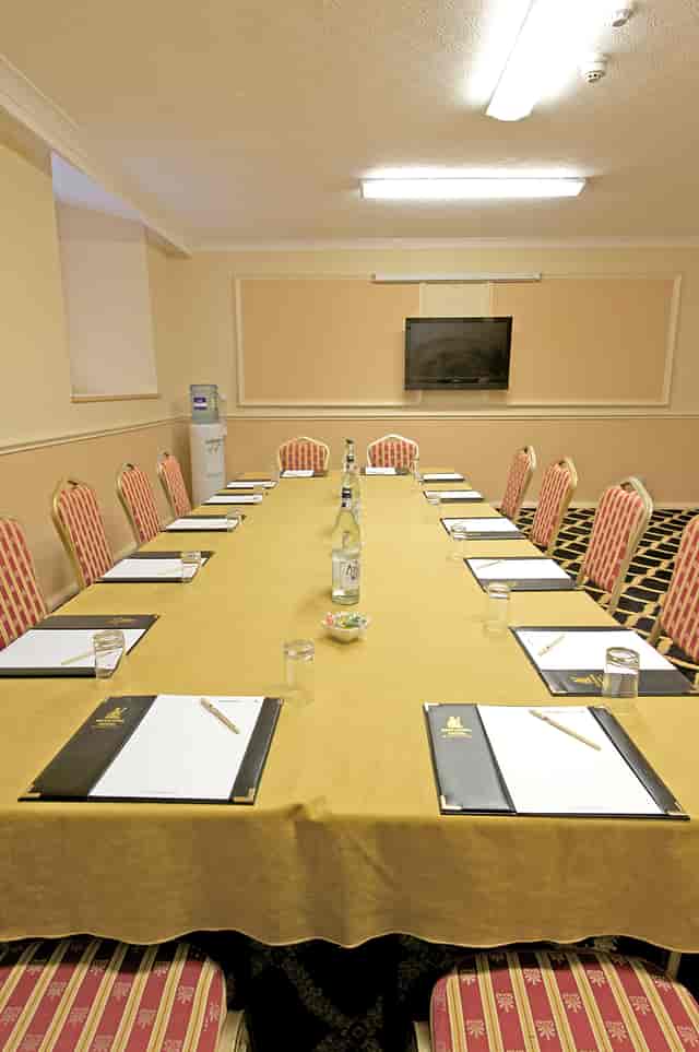 Piccadilly Suite meeting room at Britannia Hotel, ideal for conferences and presentations.