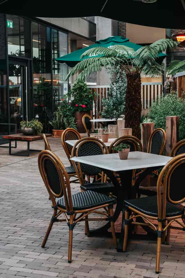 Black Friar garden reception event