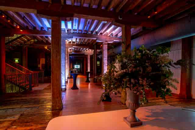 Muscovado Hall event venue, industrial charm, London reception