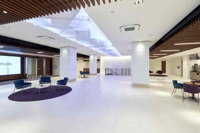 Modern lobby at Enterprise Suite, etc.venues 360 Madison Ave, ideal for events and networking.