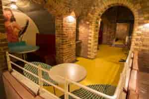 Exclusive Hire venue in Baranis, London with exposed brick arches for stylish events.