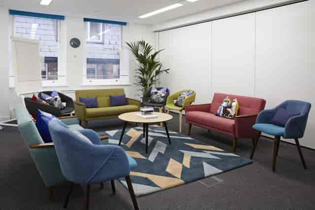 Modern meeting space in Wallacespace Covent Garden, ideal for brainstorming and collaboration.