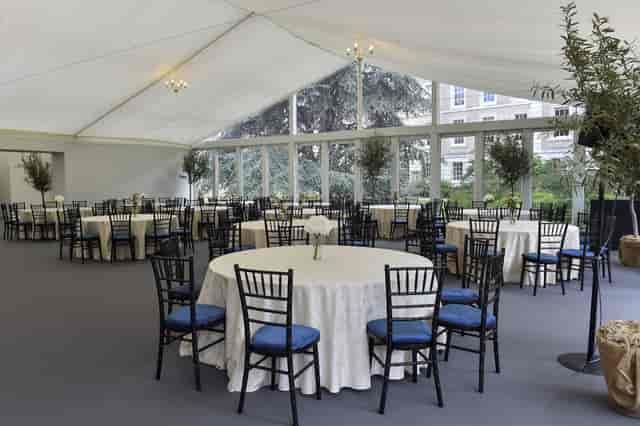 Inner Temple Marquee: Tented event, elegant corporate gathering.