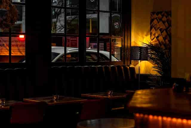 Christmas lounge at The Perseverance Marylebone, ideal for VIP networking and corporate events.