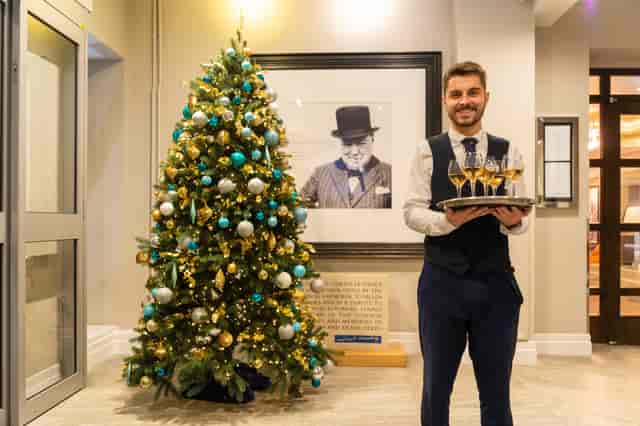Christmas party in the Carisbrooke Hall 