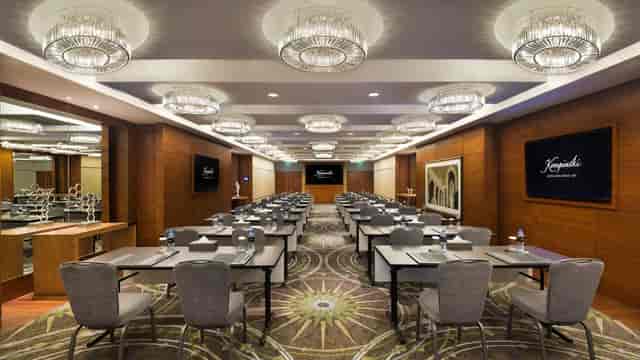 Konference Room 3 Foyer at Kempinski Hotel, ideal for corporate events and workshops.