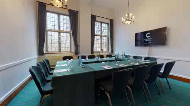 Jubilee Room boardroom, natural light, executive meeting, conference