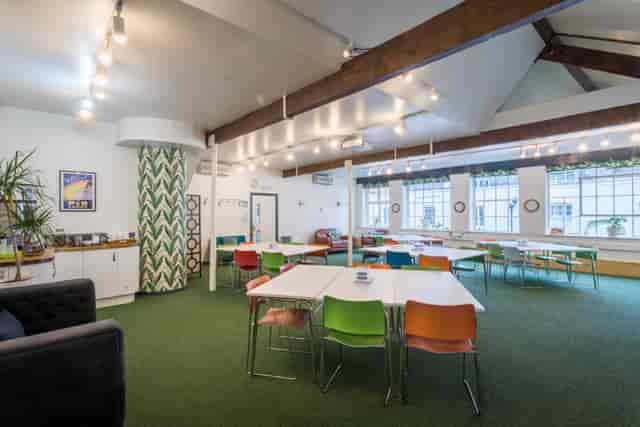 Versatile Clipper Room at Wallacespace St Pancras, ideal for workshops and brainstorming.
