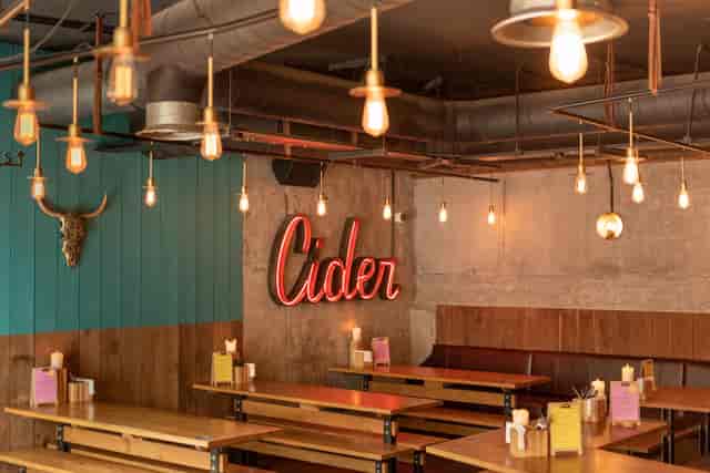 Vibrant Birmingham Stable venue with rustic decor for casual gatherings and events.