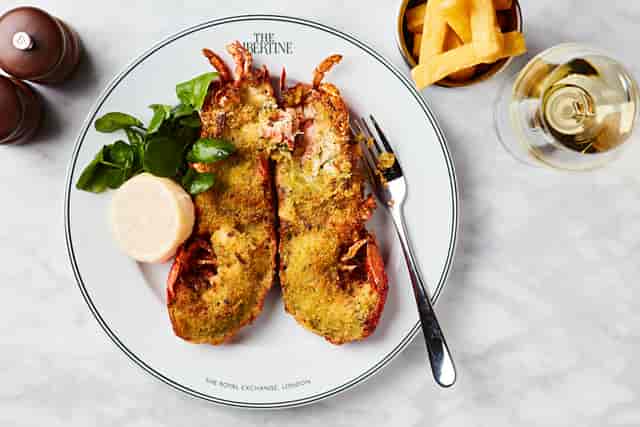 Lobster dish at The Libertine, ideal for upscale corporate dinners and celebrations.