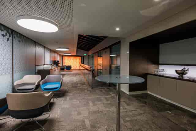 One Moorgate Place lounge, modern bar, event reception, networking