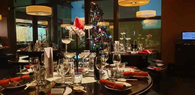 Elegant dining table for Christmas bookings at Ping Pong Soho, perfect for holiday events.