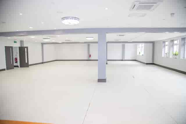 Spacious Main Auditorium at P2 Event Centre, ideal for conferences and banquets.