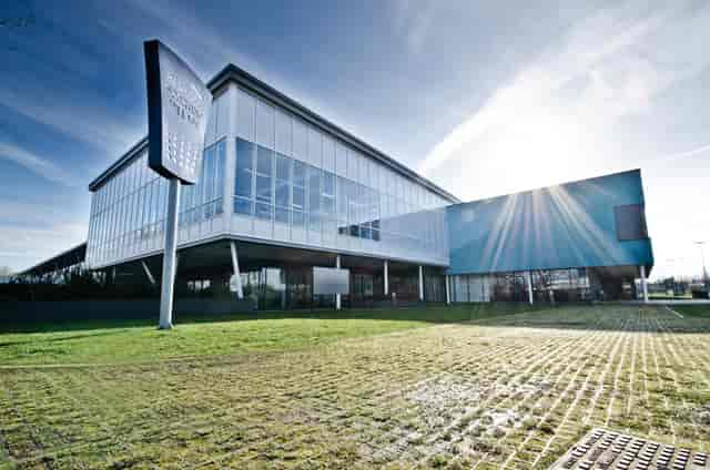 Modern glass-fronted Sports Hall in Basildon for conferences and corporate events.