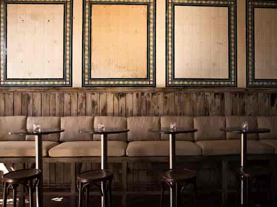 Stylish venue with warm wood tones for networking events in The Store Croydon.