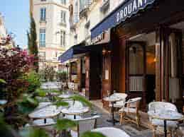Proust at Restaurant Drouant's elegant outdoor dining for intimate events and receptions.