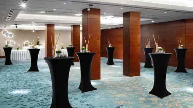 Whitehall 1&2 event space in Conrad London, modern decor for networking receptions.