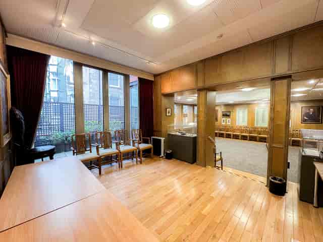 ENT Room at 1 Wimpole Street, featuring natural light and flexible seating for events.