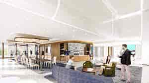 Modern meeting space at Convene 1221, ideal for collaboration and networking events.
