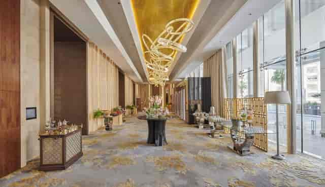 Al Loulou'a Ballroom at Hyatt Regency Riyadh, elegant event space for receptions and networking.