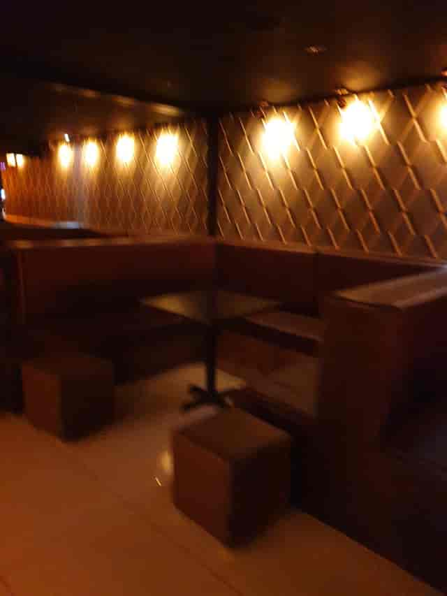 Cozy seating area in Miniature Restaurant, ideal for small meetings and gatherings.