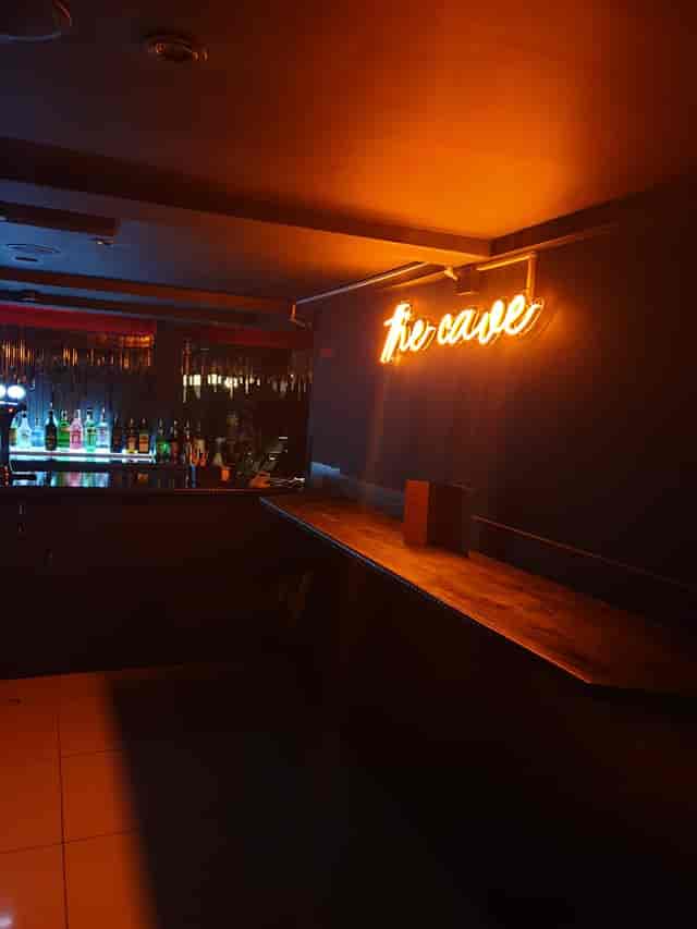 Miniature Restaurant bar with neon sign, ideal for cocktail receptions and private parties.