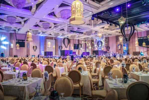 Elegant banquet hall at Four Seasons Riyadh, perfect for events and conferences.