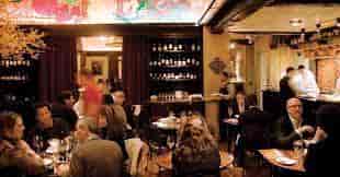 Cozy dining at The Vaults, Gramercy Tavern for corporate dinners and networking events.