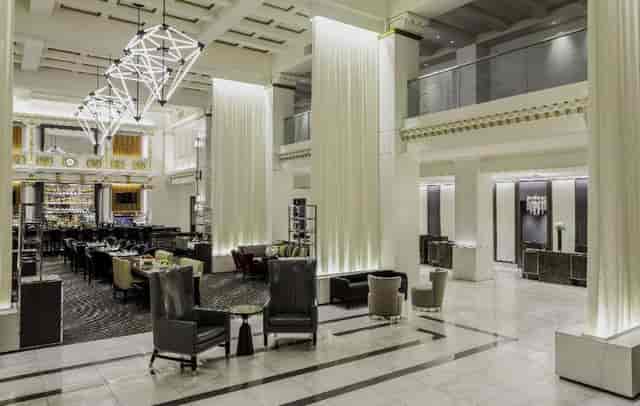 Elegant Grand Ballroom A at Boston Park Plaza, perfect for events and meetings.
