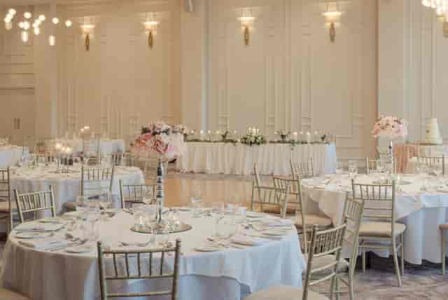 Elegant ballroom at Osprey Hotel, perfect for weddings and formal events.