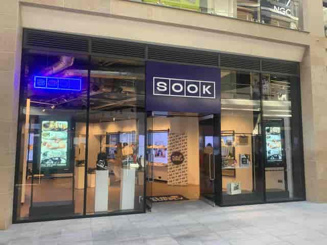 Modern retail store front in Sook Mayfair, perfect for pop-up events and marketing.