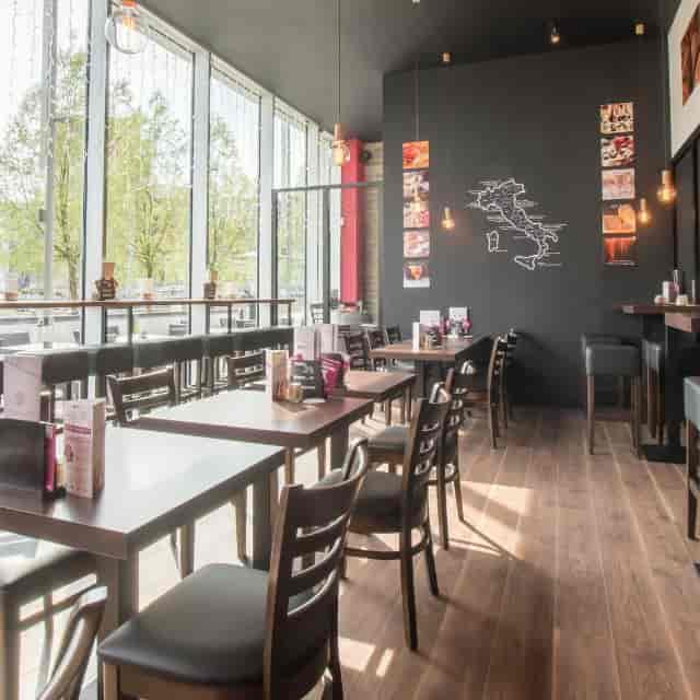 Semi-private hire at Veeno Italian Wine Bar Bristol, featuring modern decor for events.