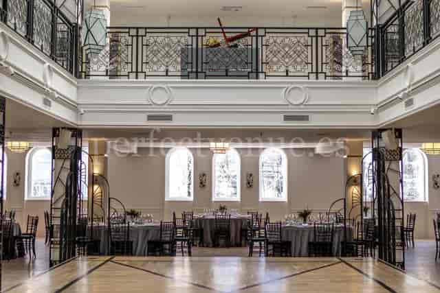 Elegant 2nd Floor Private Room at AbyA, perfect for weddings and corporate events.