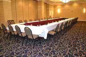 Seaport Ballroom U-shape meeting setup at Doubletree Hotel San Diego, ideal for conferences.