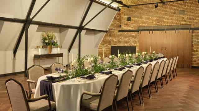 Elegant banquet setup in Telegraph Room, Parkgate Hotel for corporate events and gatherings.