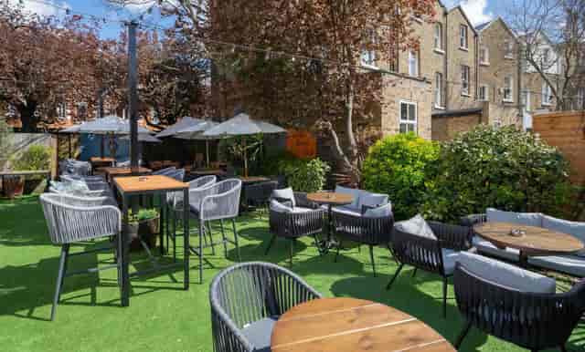 Boathouse & Walled Garden in Barnes, ideal outdoor venue for casual events and networking.