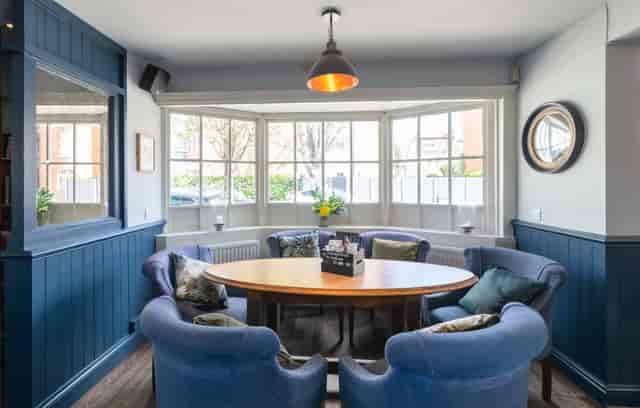 Cozy meeting space at The Boathouse, ideal for team gatherings and brainstorming sessions.