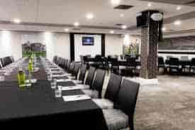 Moncur Suite in St. James Park: modern meeting space for conferences and workshops.