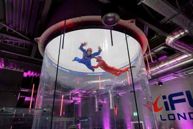 iFLY Indoor Skydiving conference room, vibrant space for team-building events.