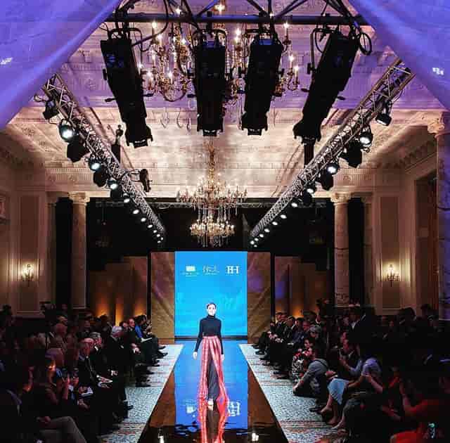 London fashion show, Marble Ballroom runway