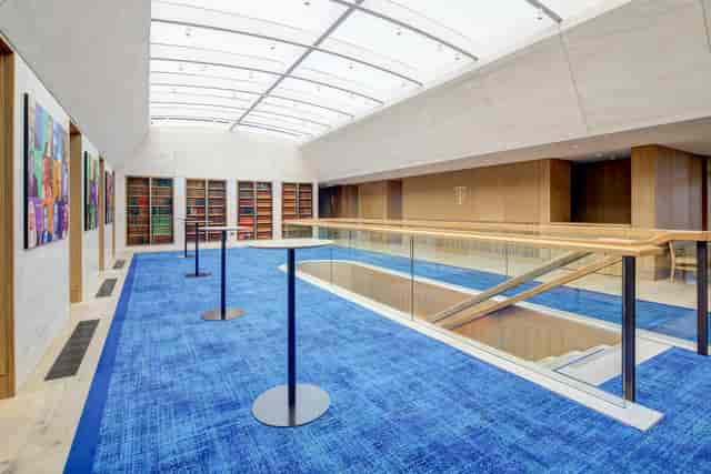 Modern event space with large windows, ideal for meetings and gatherings in The Inner Temple.