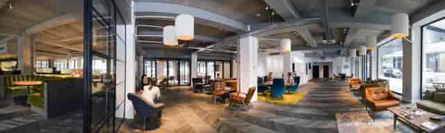 Modern meeting space at BFI Stephen Street, ideal for collaboration and networking events.