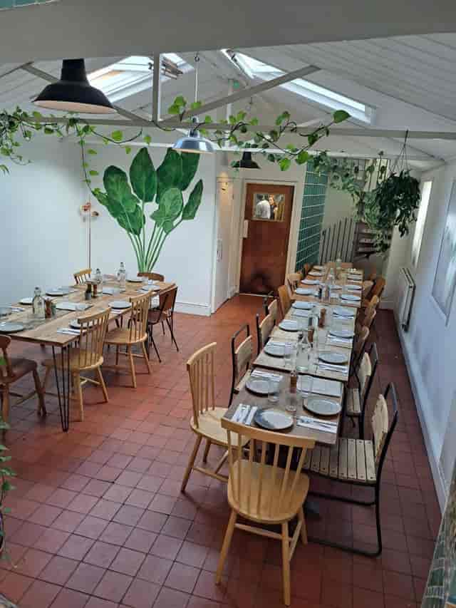 Charming dining venue in Spinach East Dulwich, ideal for intimate events and workshops.