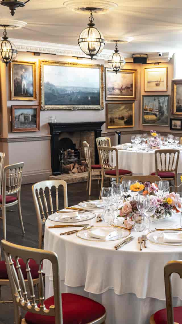 Elegant dining room in The Hardy Suite, perfect for upscale events and intimate gatherings.