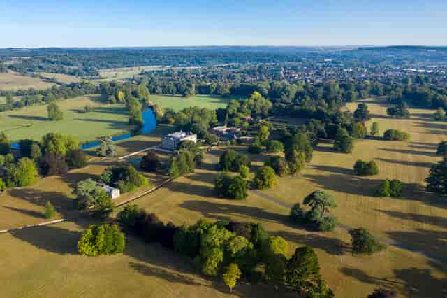 Broadlands Park venue with lush greenery, ideal for corporate events and weddings.