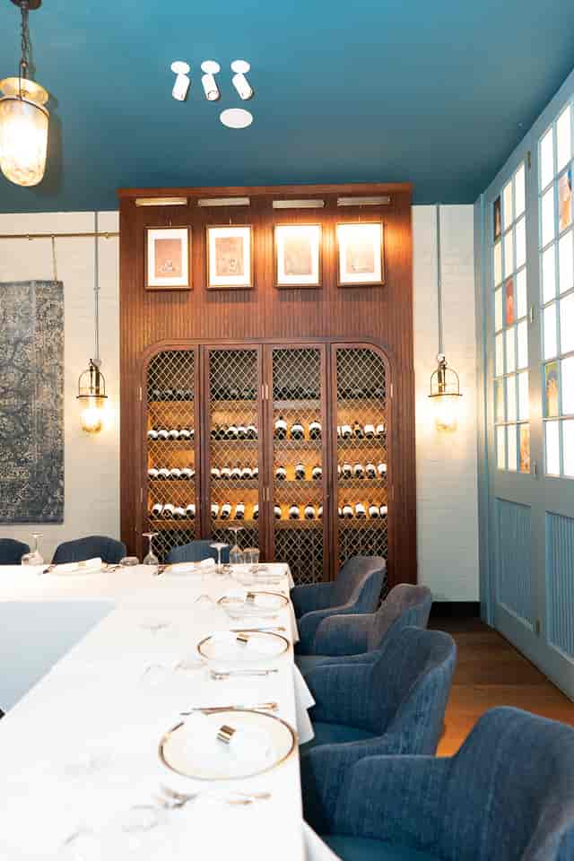 Elegant dining space in Yaatra Restaurant, ideal for intimate events and high-end dinners.