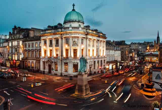 Wolfson Lecture Theatre, historic venue for gala dinners and networking events in Edinburgh.