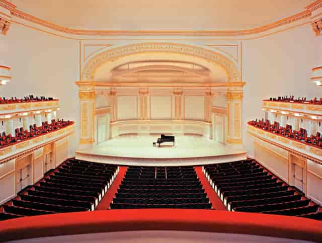 Where is the best seat at Carnegie Hall ...
