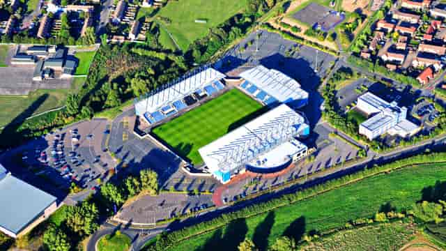 Modern Oxford Suite at Kassam Stadium, ideal for corporate events and sports gatherings.