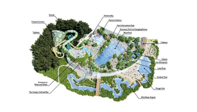 Grand Cascade water ride